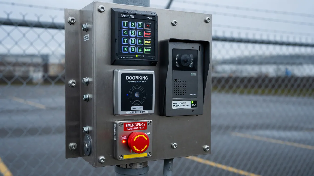 automatic gate installation projects Washington portfolio for residential and commercial gates