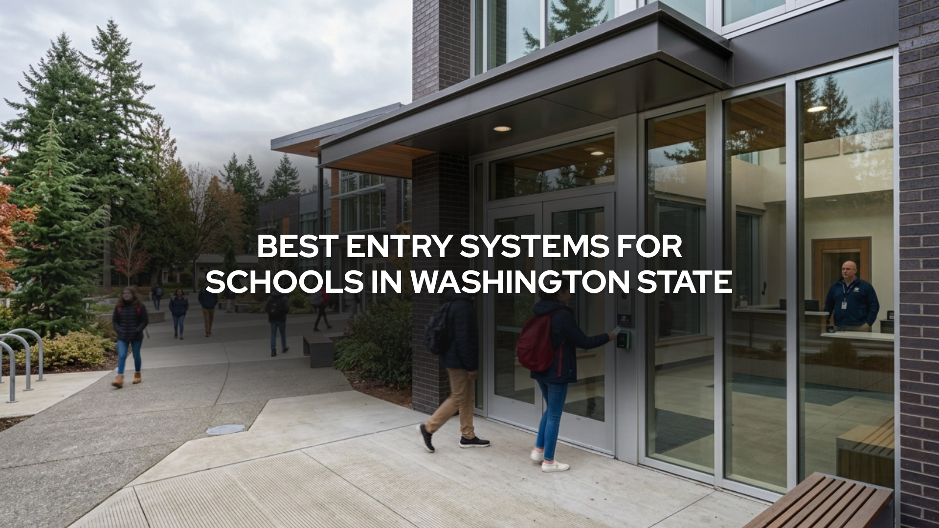 School entry systems Washington State. Access control gate system Washington State keypad and RFID entry