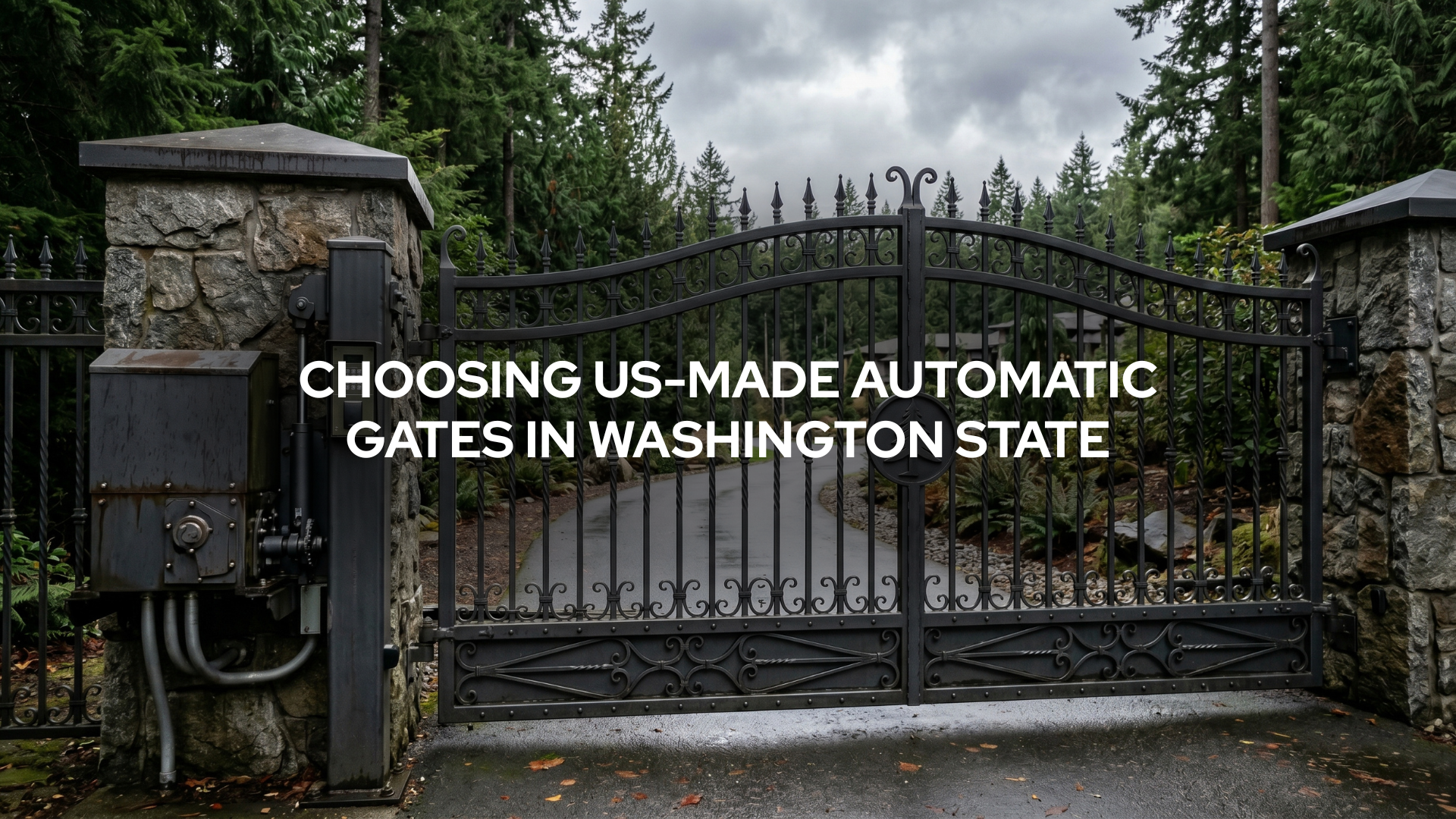 security gate contractor Washington State commercial gate system