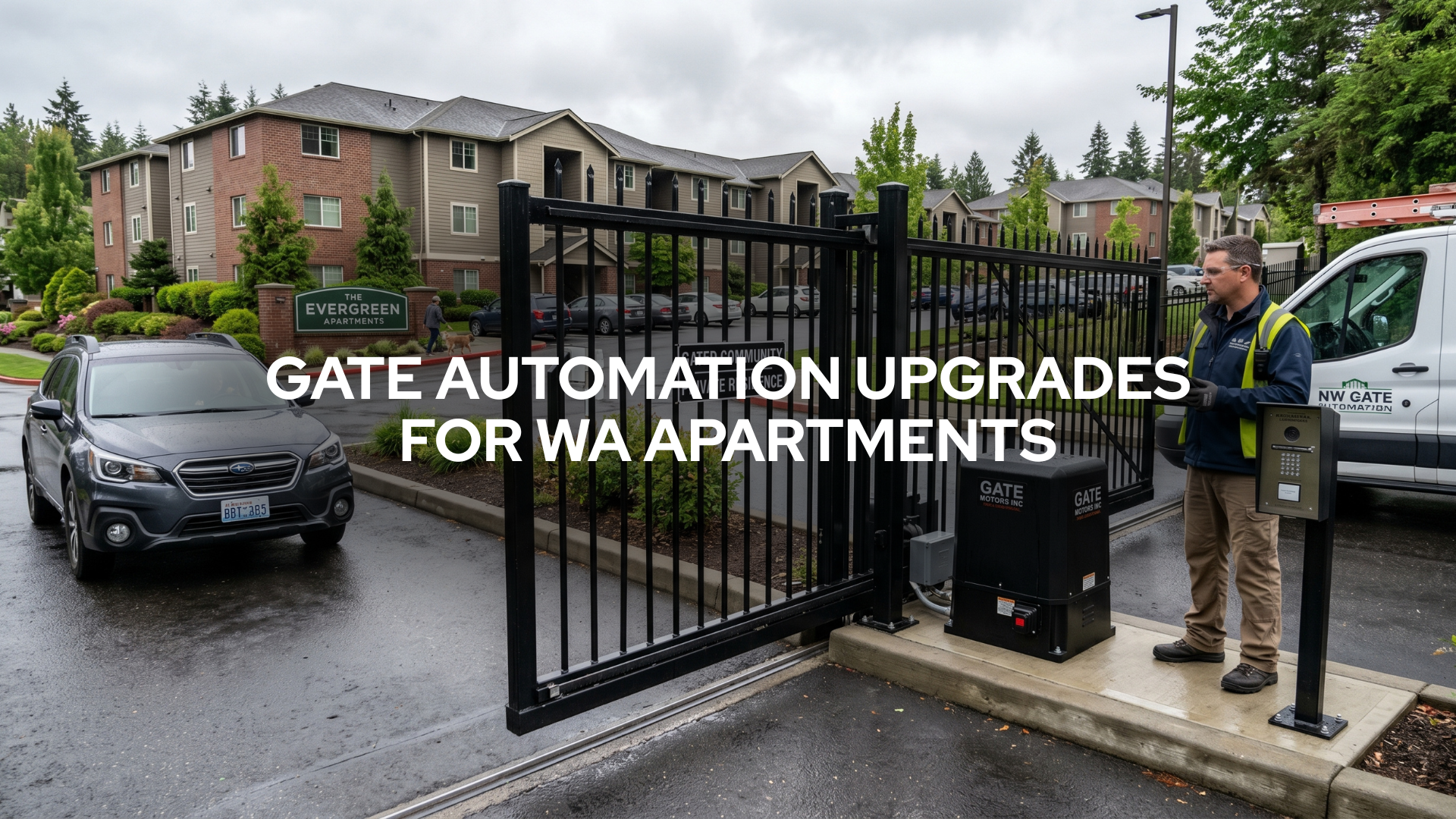 RFID gate access system Washington State commercial property