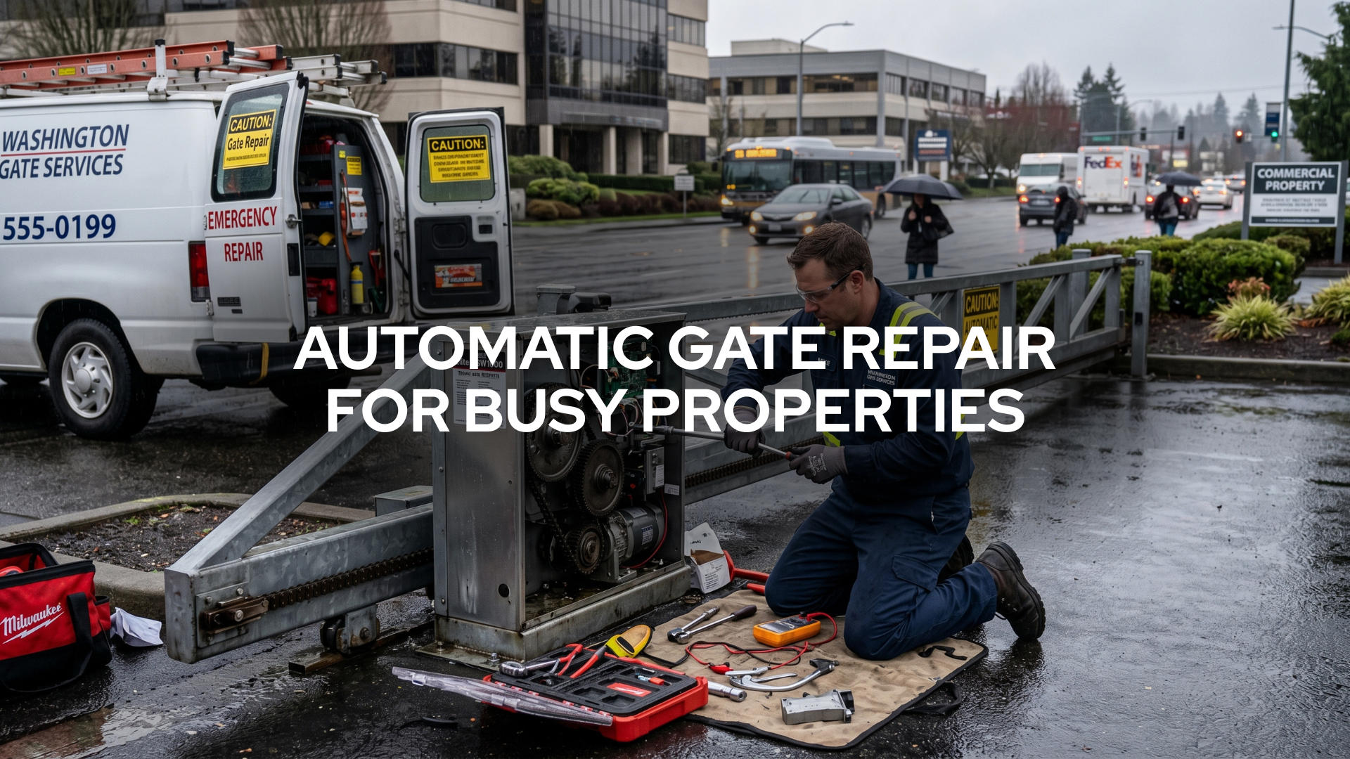 video intercom gate system Washington State secure entry