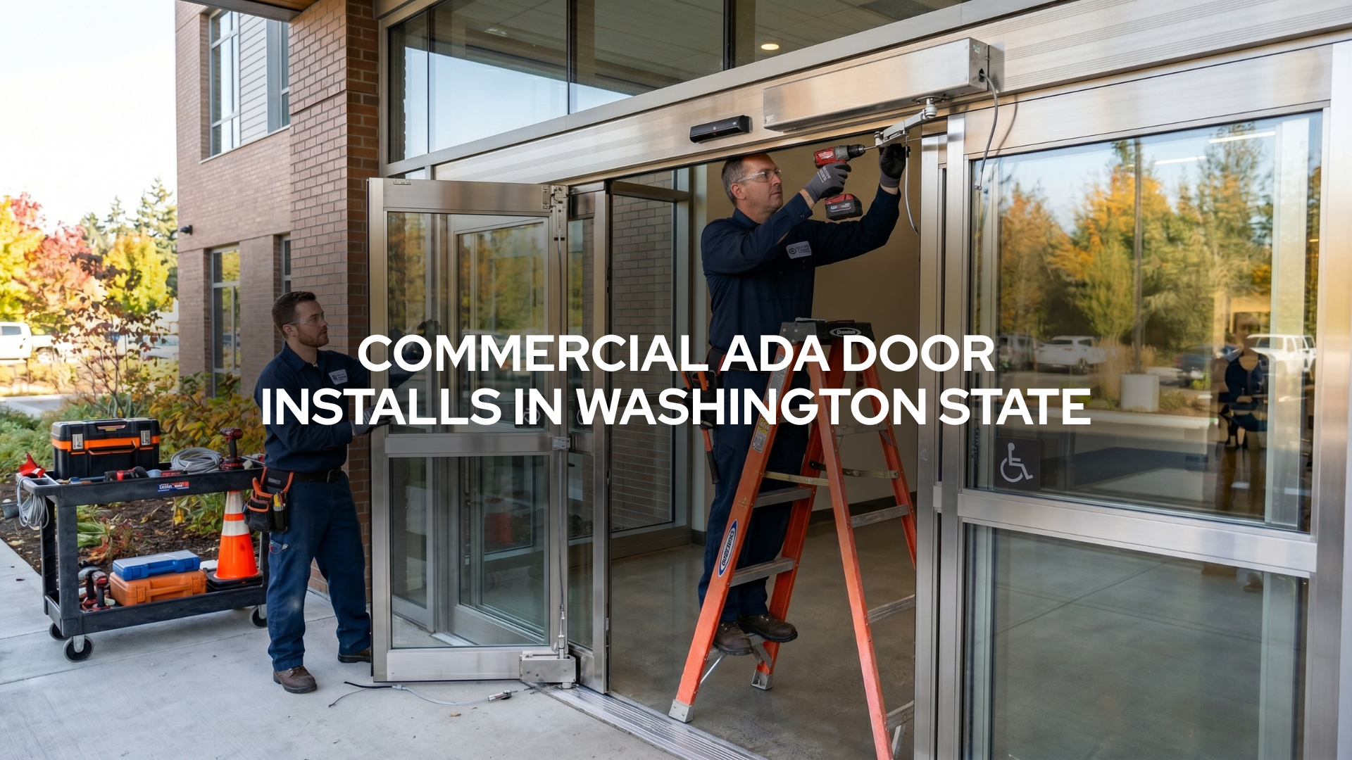 commercial gate installation Washington State warehouse entry