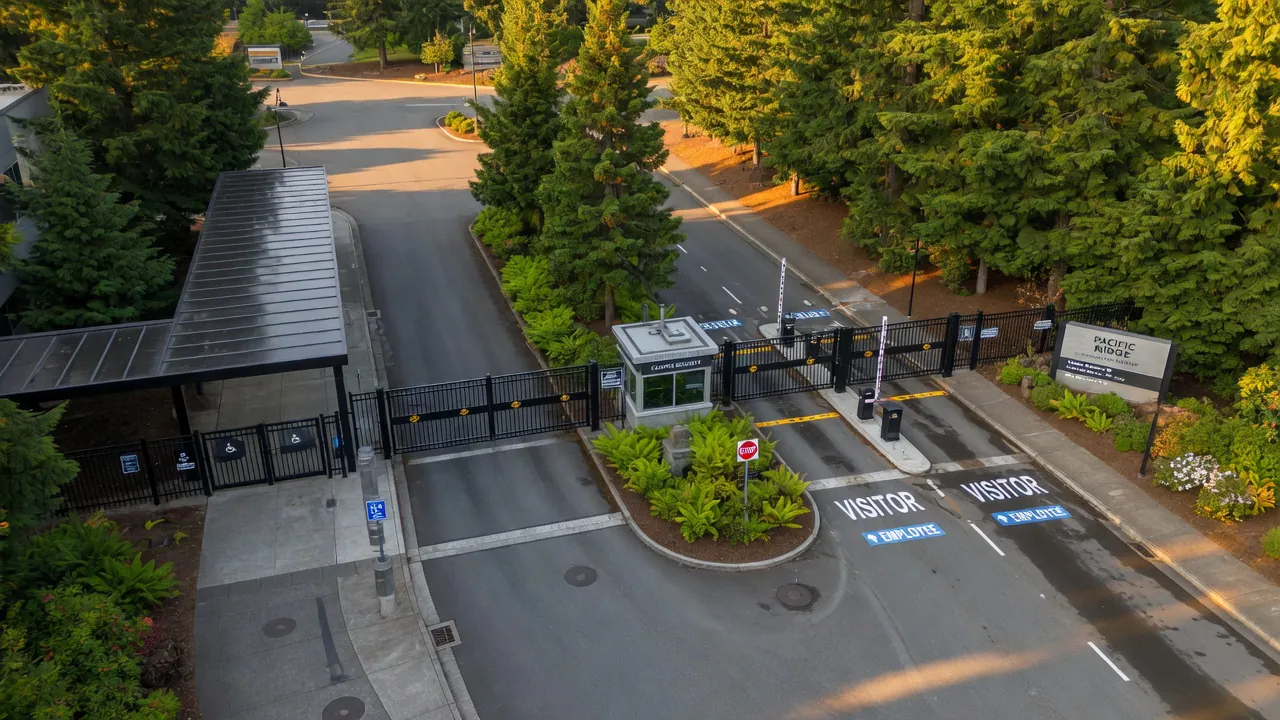 automatic gate installation projects Washington with smart gate system