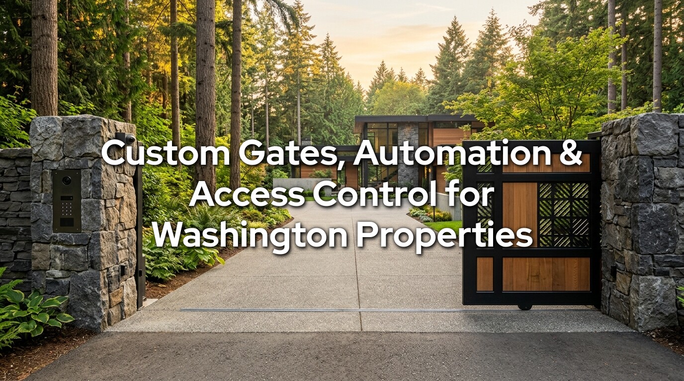 Custom Gates & Access Control in WA for homes and businesses