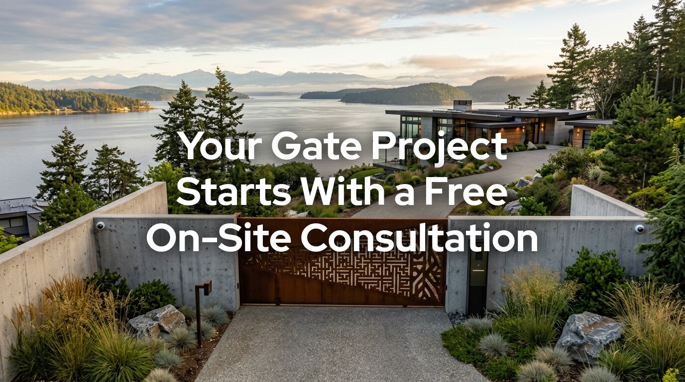 Free Gate Consultation for Skagit, Whatcom and Snohomish properties