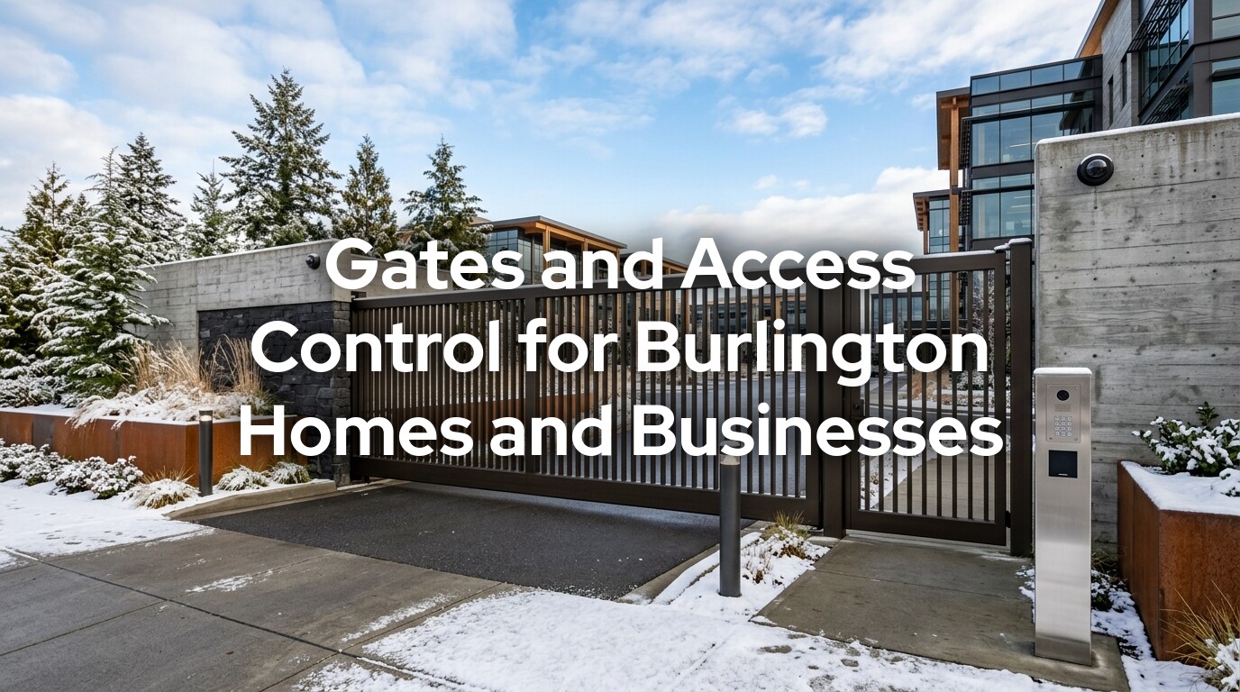 Gate & Access Control Installation in Burlington WA for storefronts warehouses and driveways