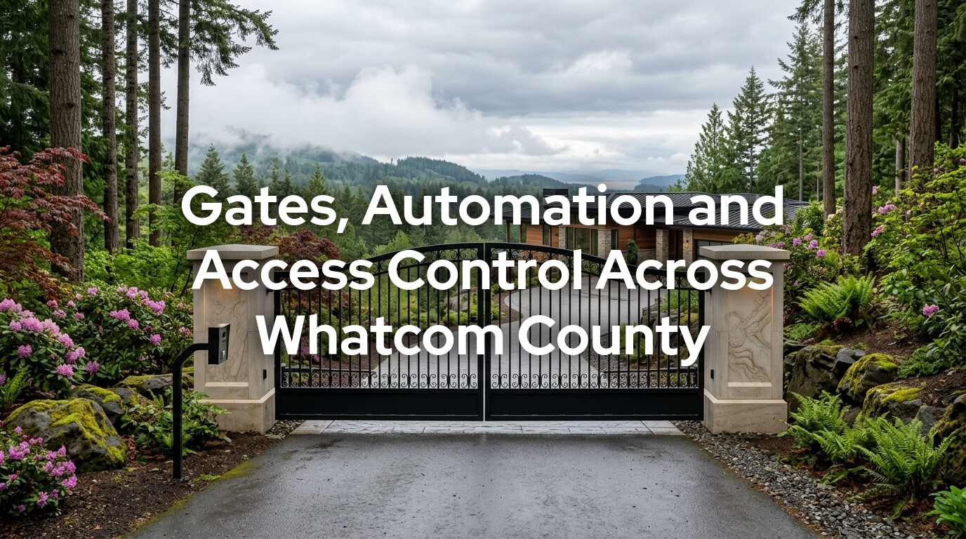 Gate Installation in Whatcom County for Bellingham Lynden Ferndale and Blaine