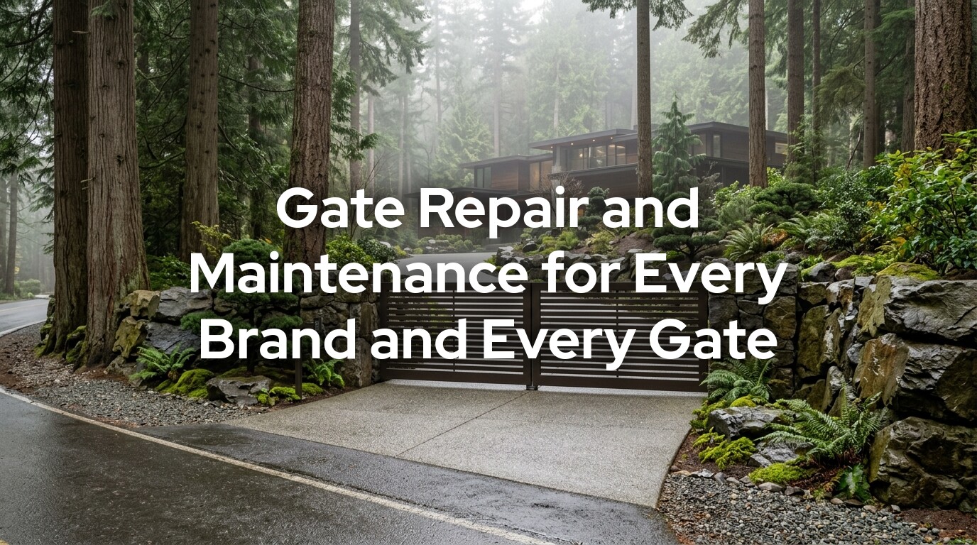 Gate Repair in NW Washington for all automatic gate brands